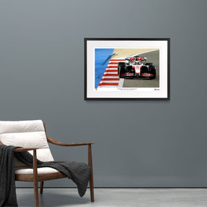 LOT 010 - Kevin Magnussen 2022 Signed Photograph – Bahrain GP