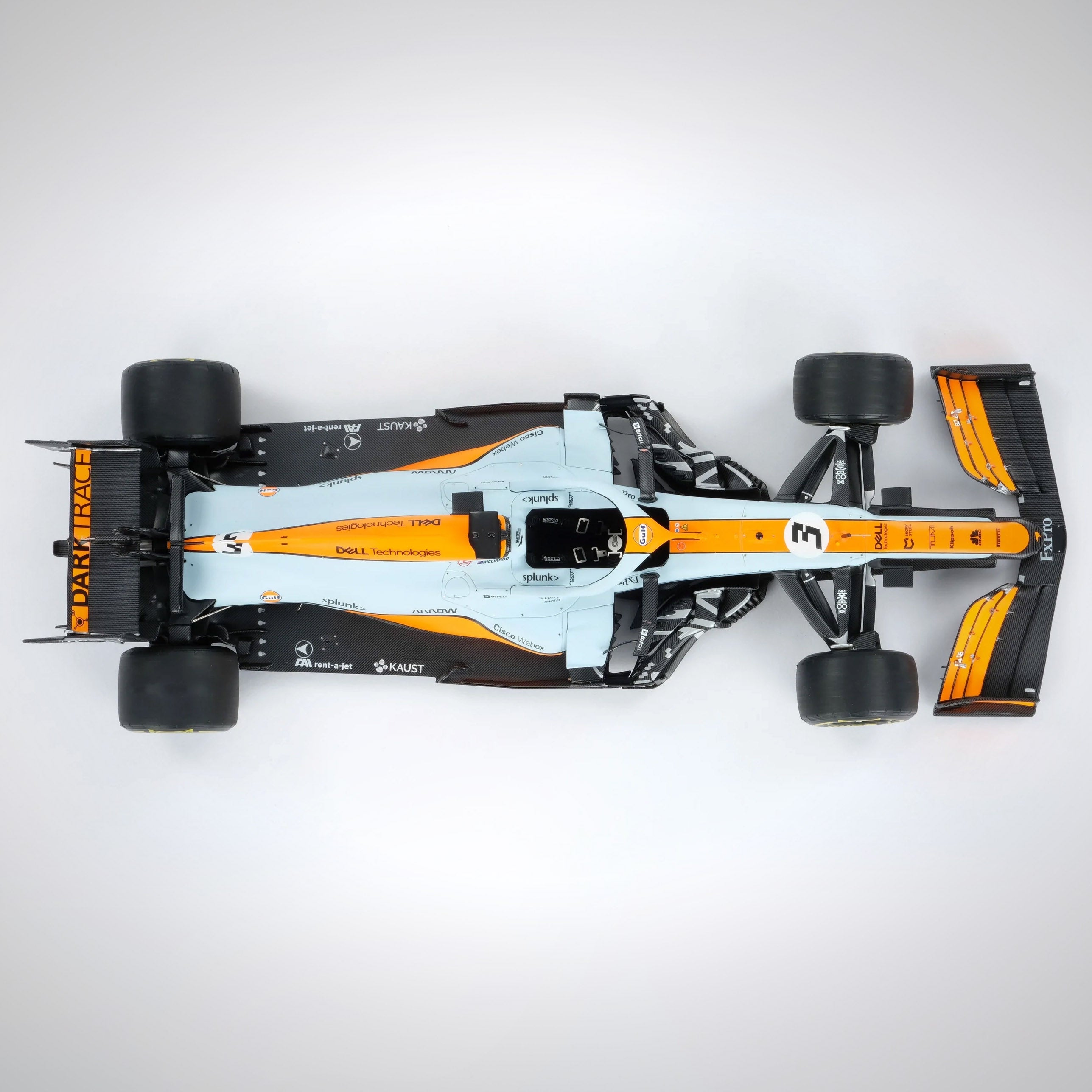 Daniel Ricciardo 2021 McLaren F1 Team  MCL35M 1:18 Scale Model – Monaco GP