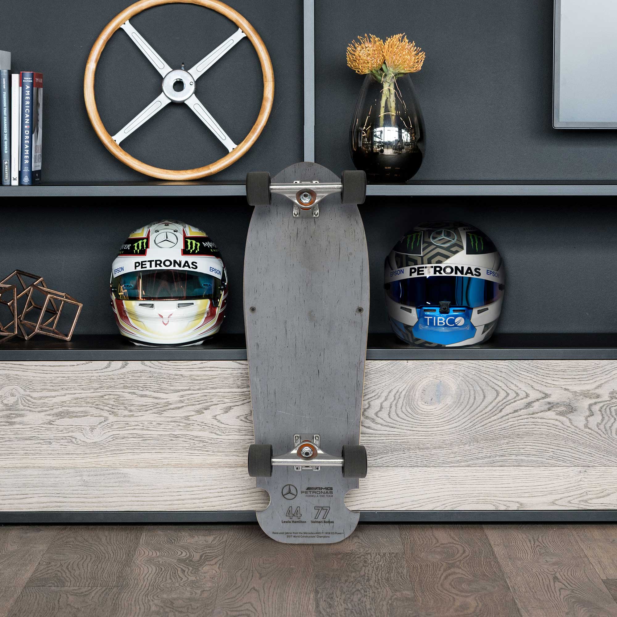 Mercedes-AMG Petronas Formula One Team 2017 Skid Block Skateboard