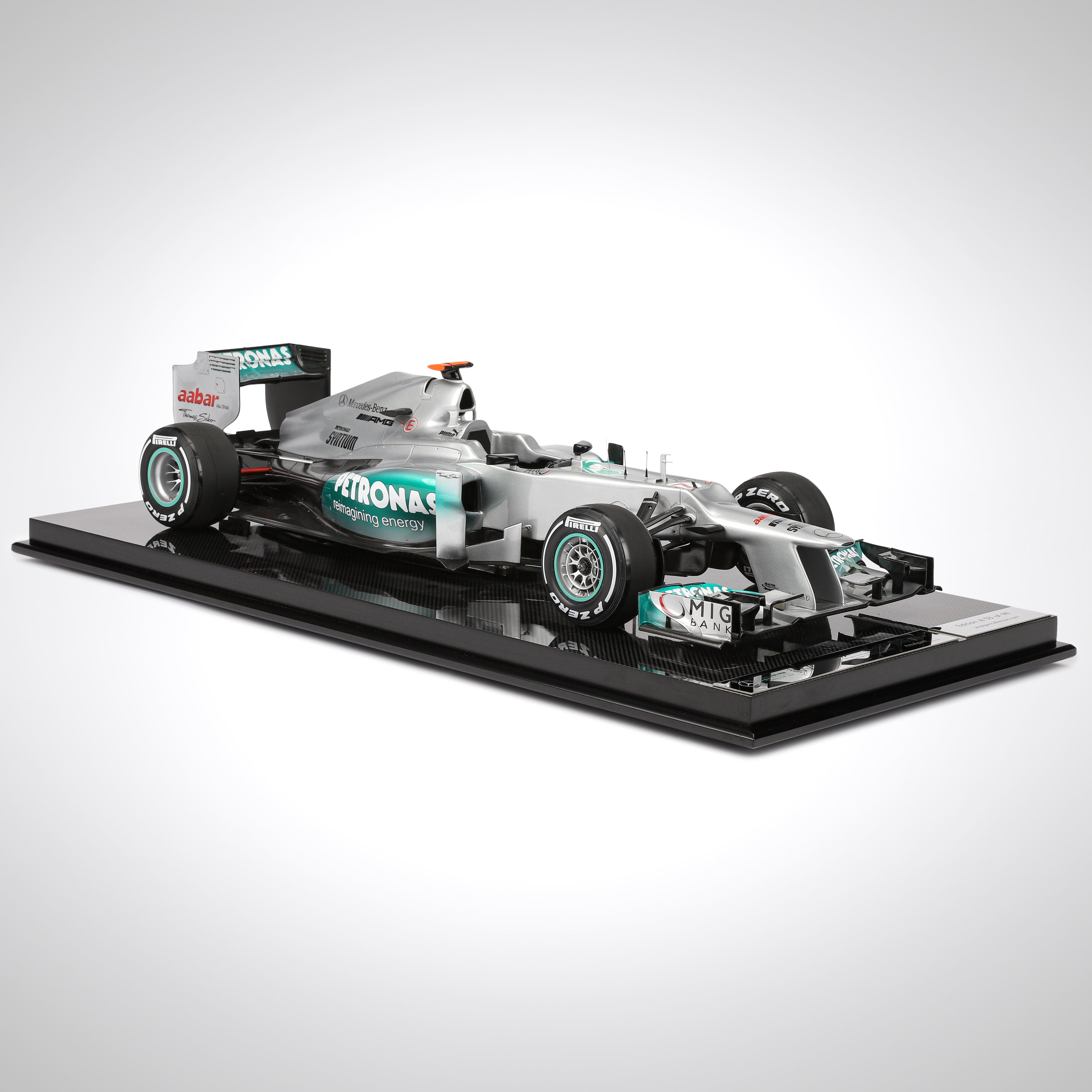 Michael Schumacher 2012 Mercedes-AMG Petronas F1 Team W03 1:8 Scale Model