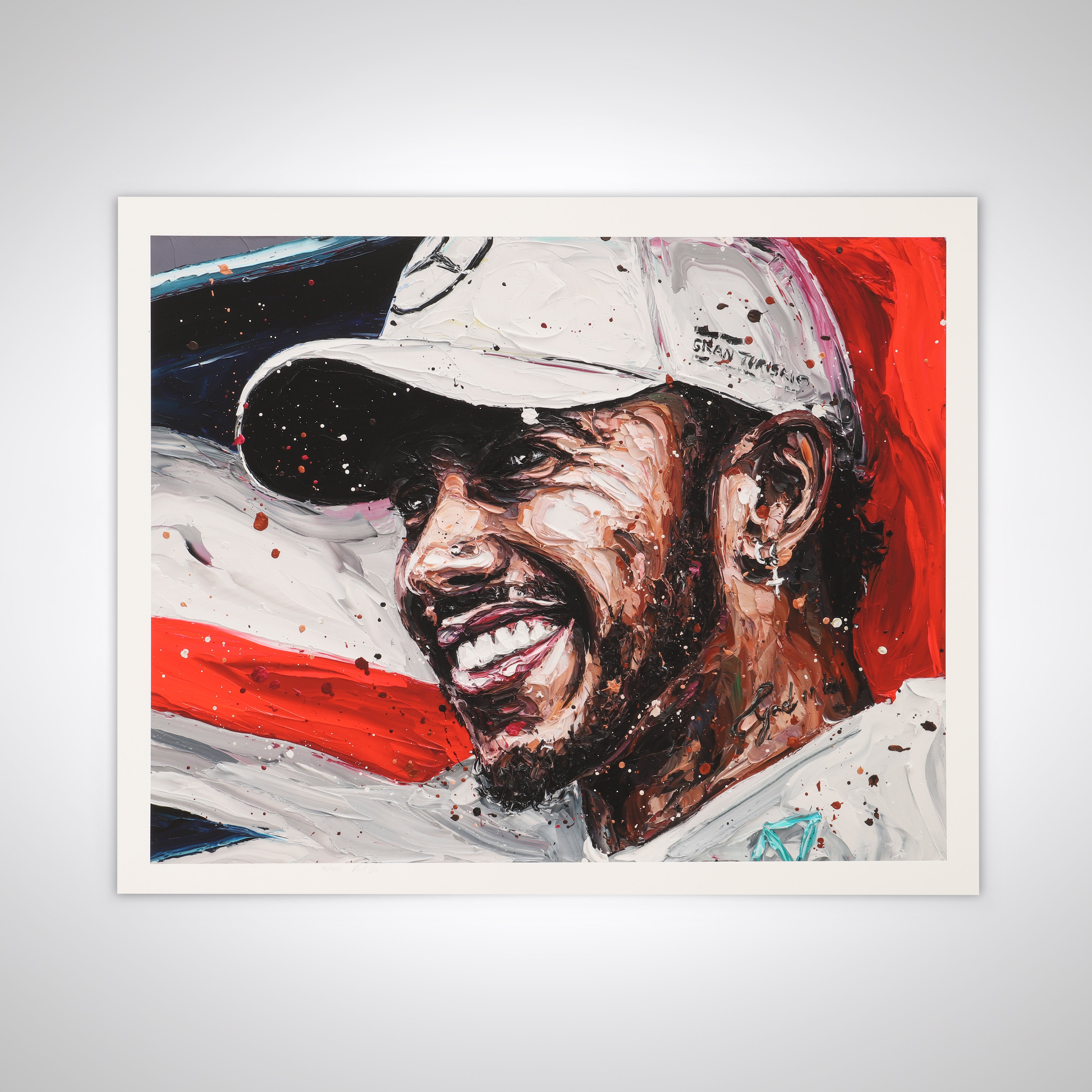 Lewis Hamilton 2018 'World Champion' Print - Paul Oz