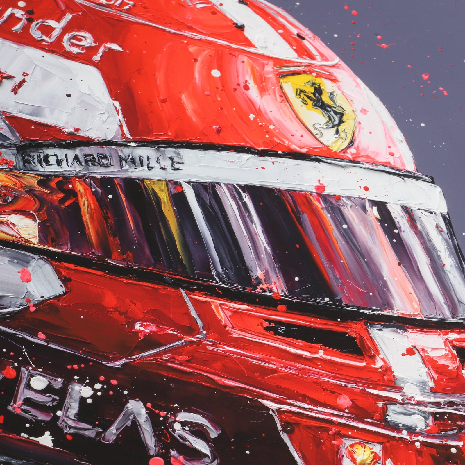 Auction LOT 019 - Charles Leclerc 2022 Print - Paul Oz