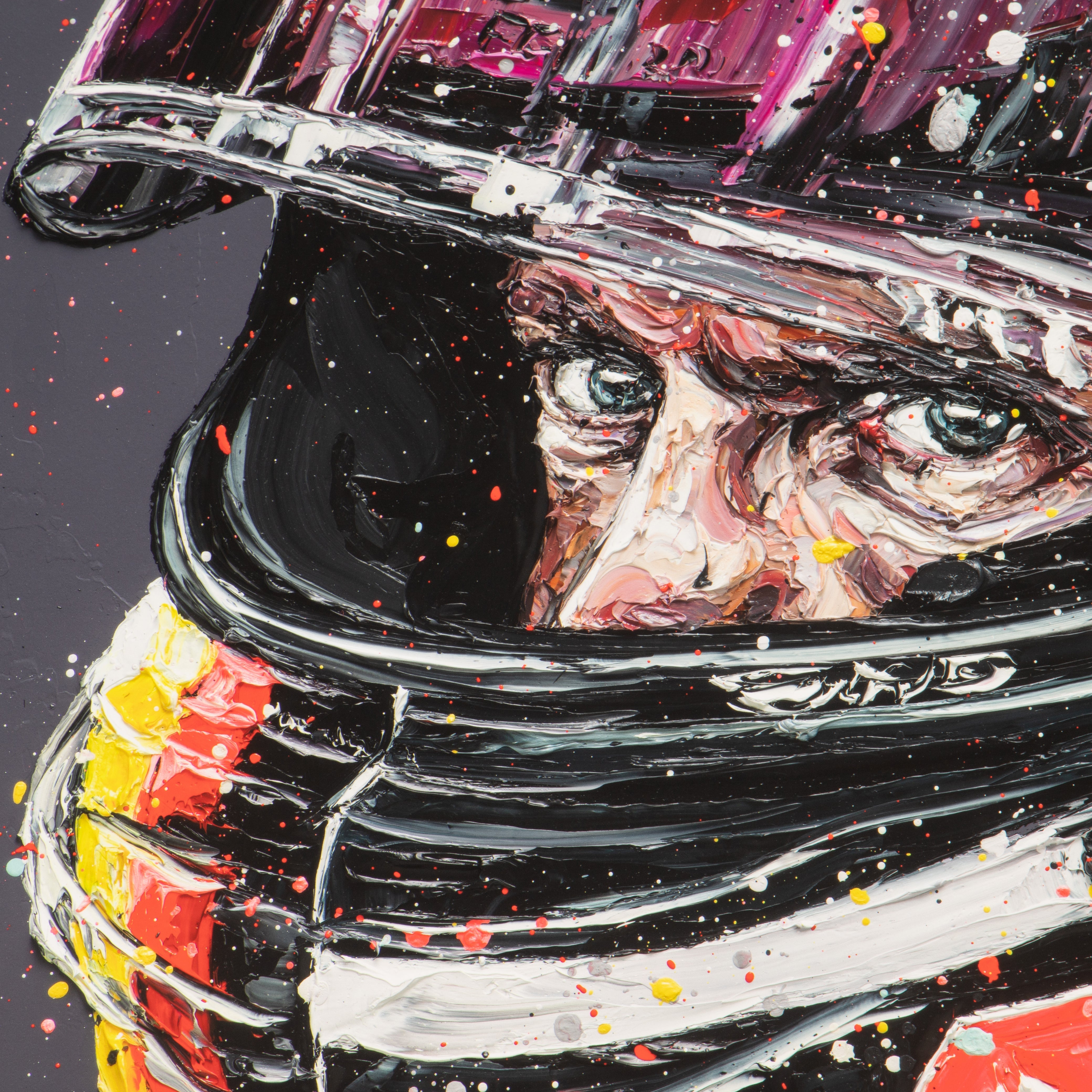Sebastian Vettel 2018 'Helmet' Print - Paul Oz