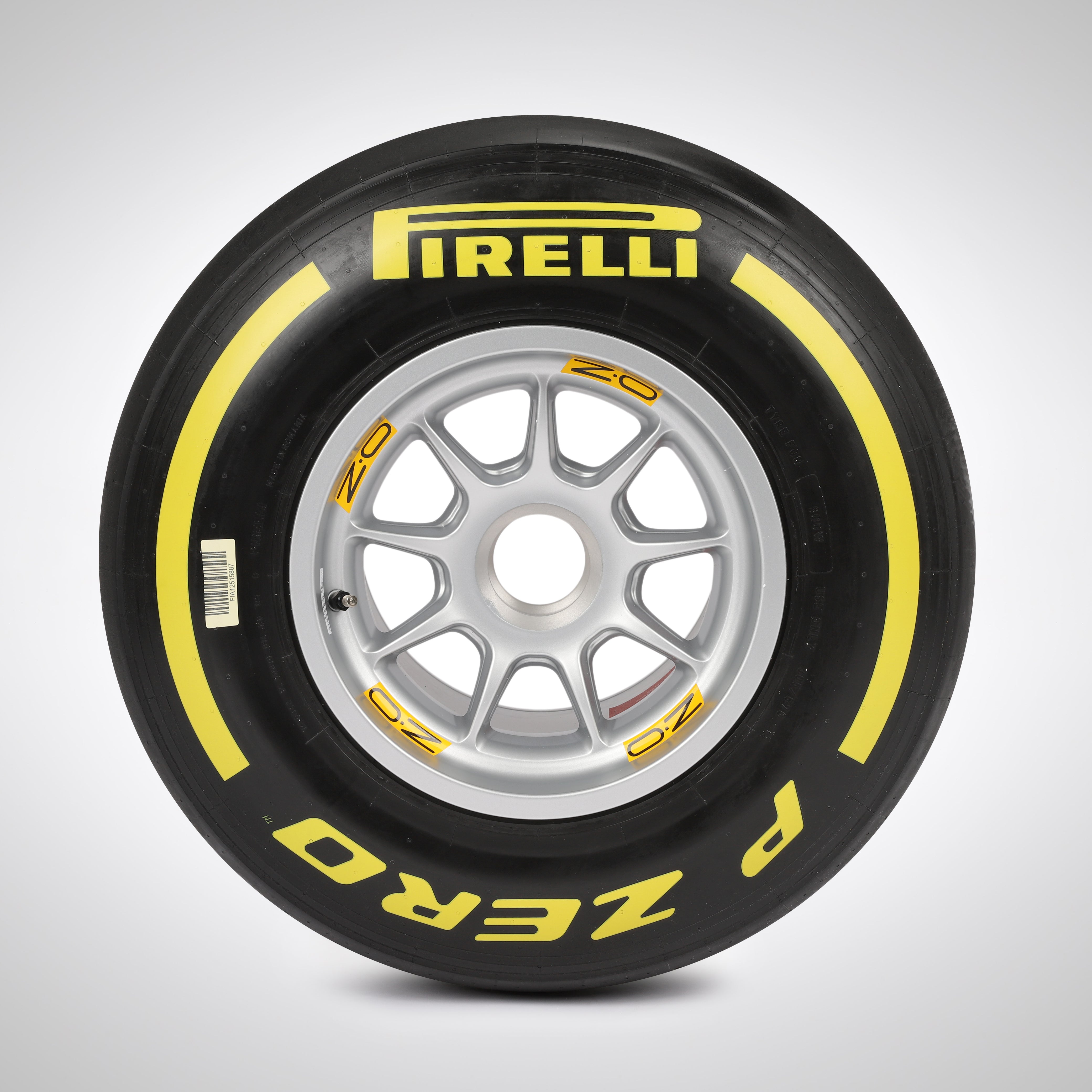 Pirelli Pre-2017 Wheel Rim & Tyre Table - Yellow Compound