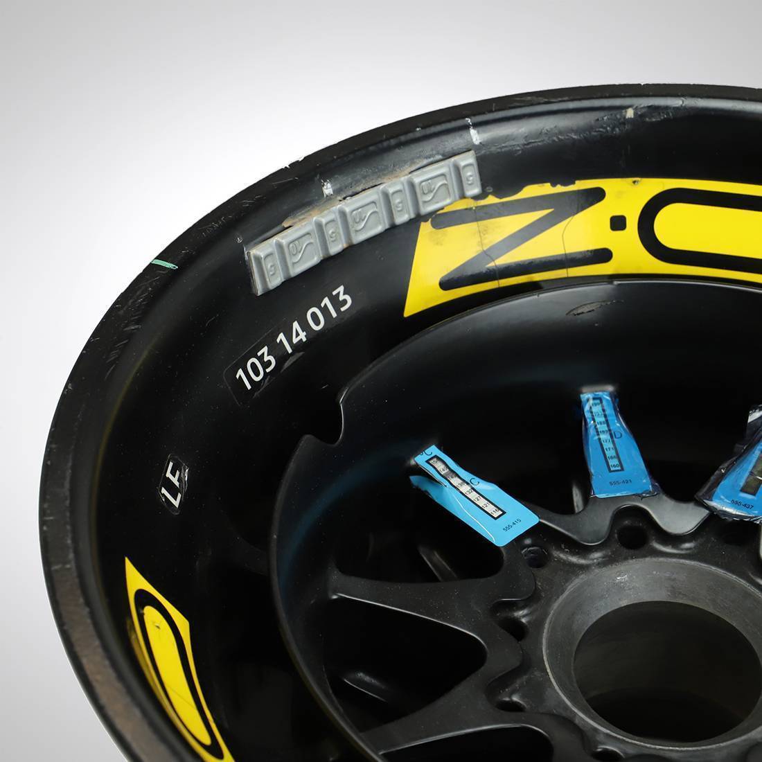 Auction LOT 032 - Renault F1® Team 2016 Front Wheel Rim Table