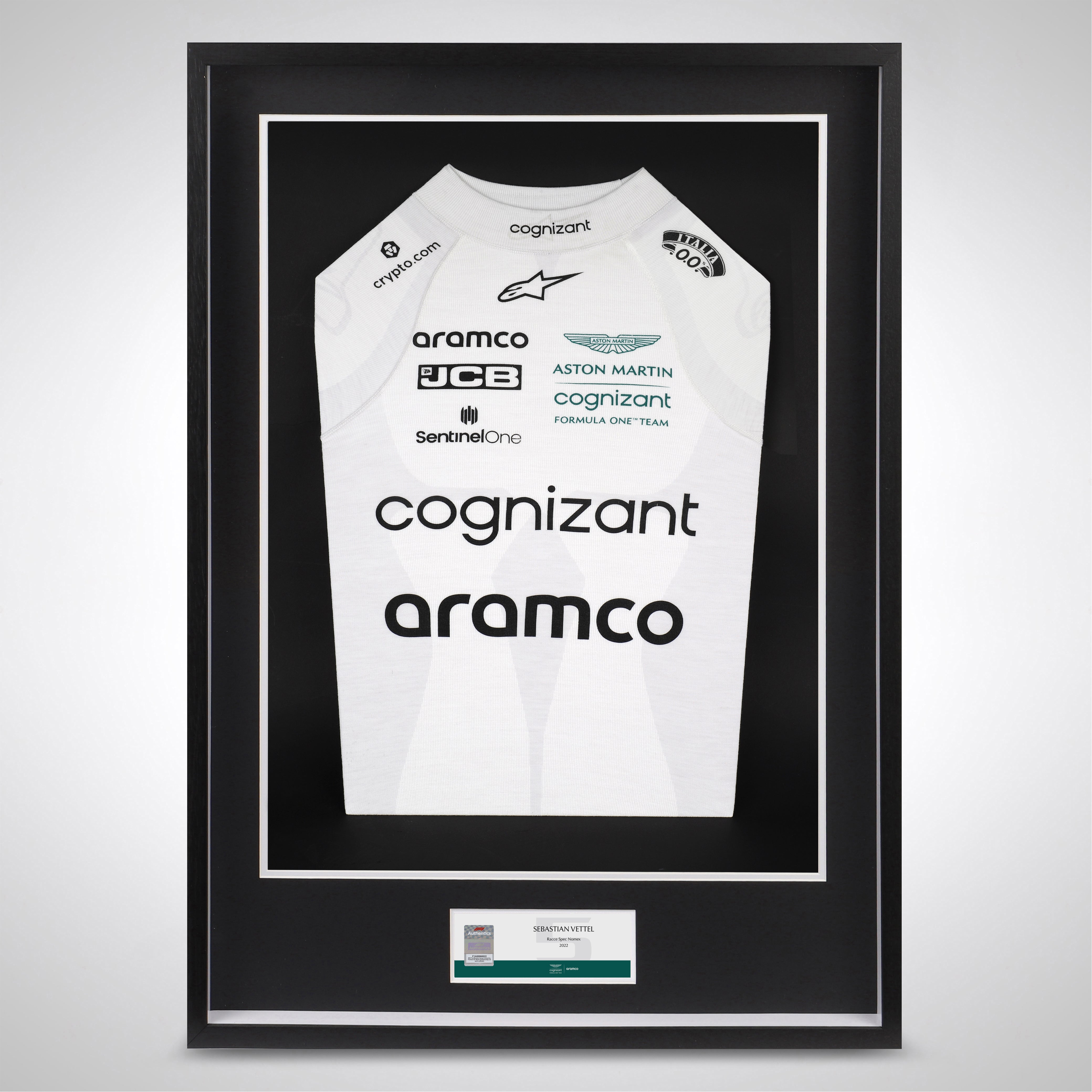 Sebastian Vettel 2022 Race Spec Aston Martin Aramco Cognizant F1 Team Nomex Top