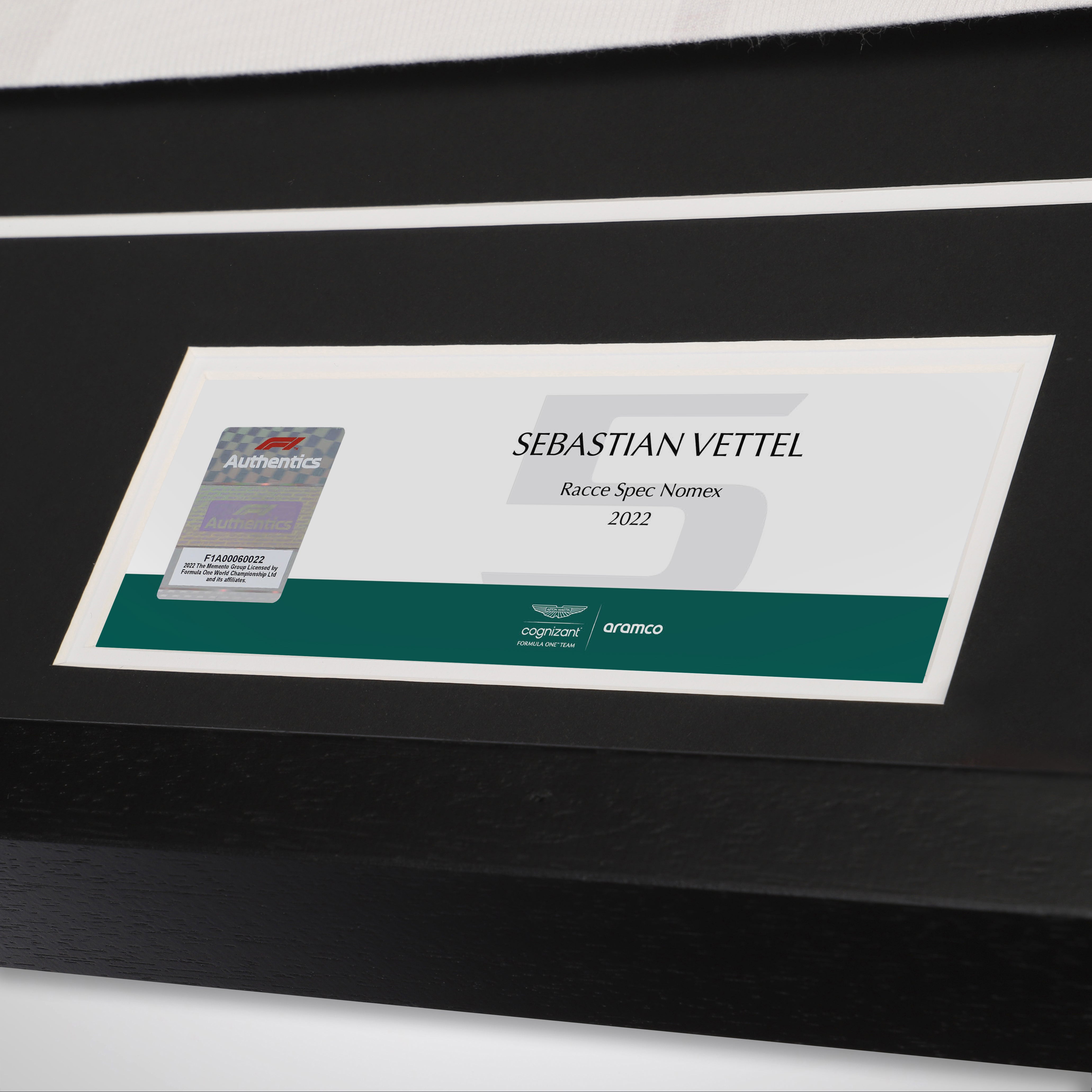 Sebastian Vettel 2022 Race Spec Aston Martin Aramco Cognizant F1 Team Nomex Top