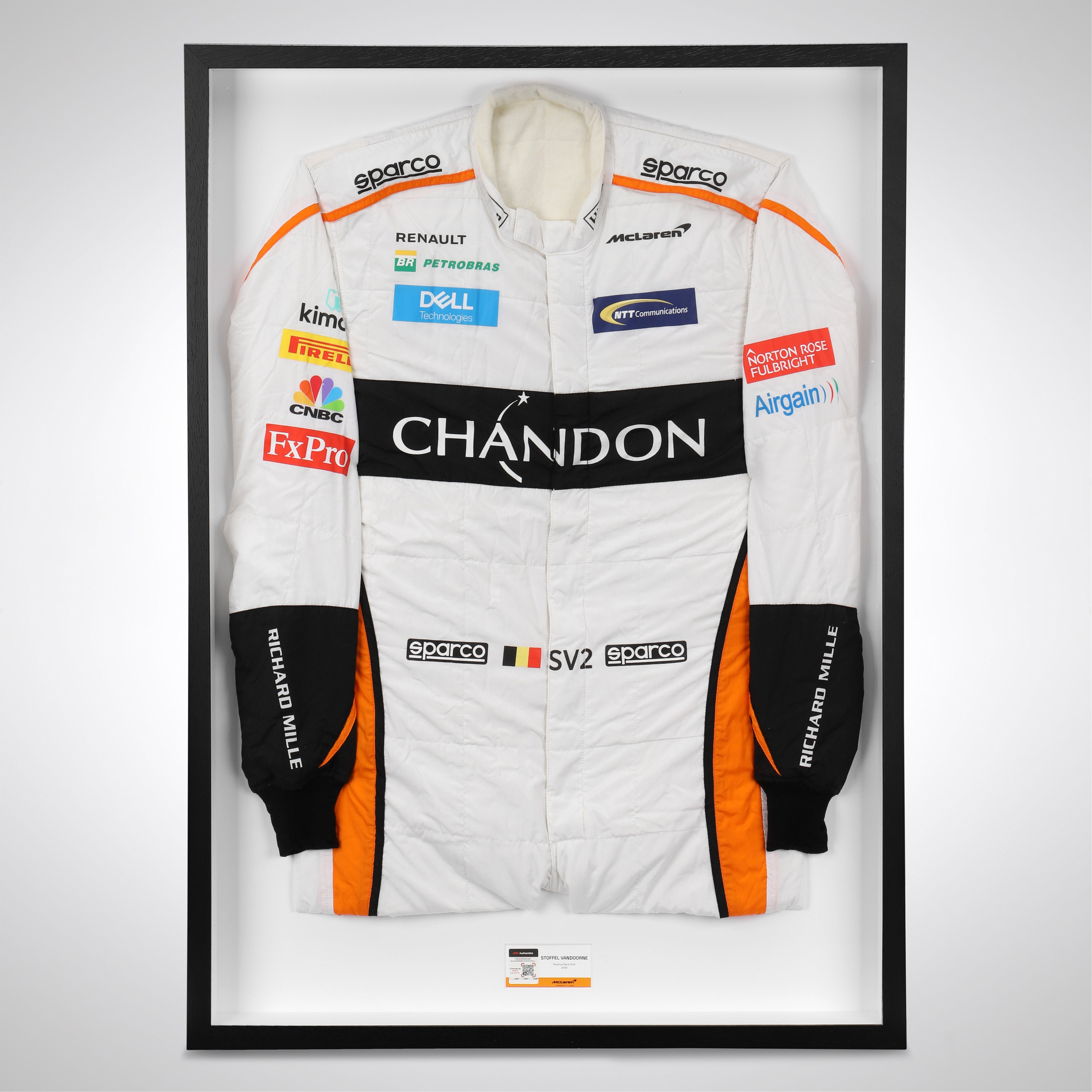 Stoffel Vandoorne 2018 Replica McLaren F1 Team Race Suit