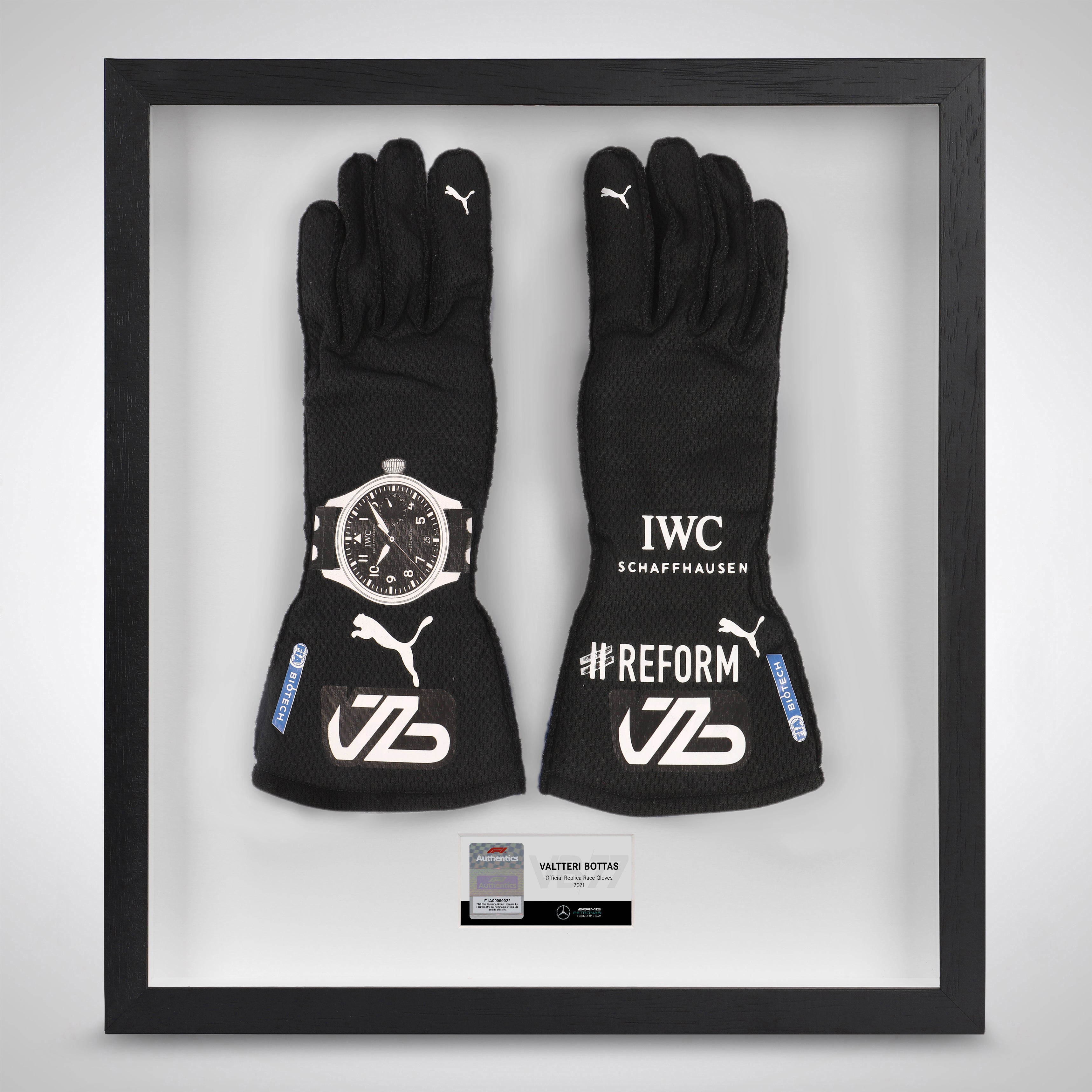 Valtteri Bottas 2021 Replica Mercedes-AMG Petronas F1 Team Race Gloves
