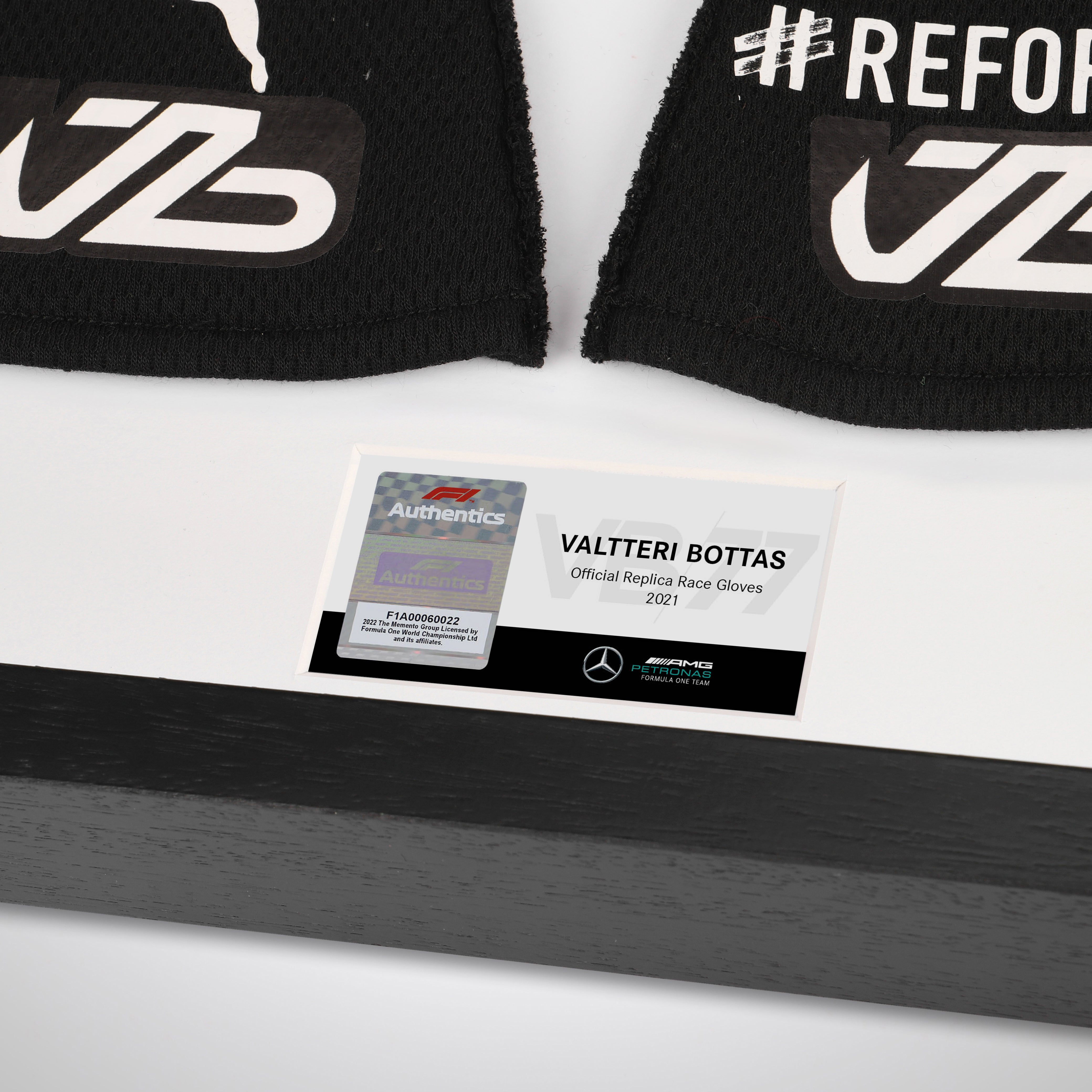 Valtteri Bottas 2021 Replica Mercedes-AMG Petronas F1 Team Race Gloves