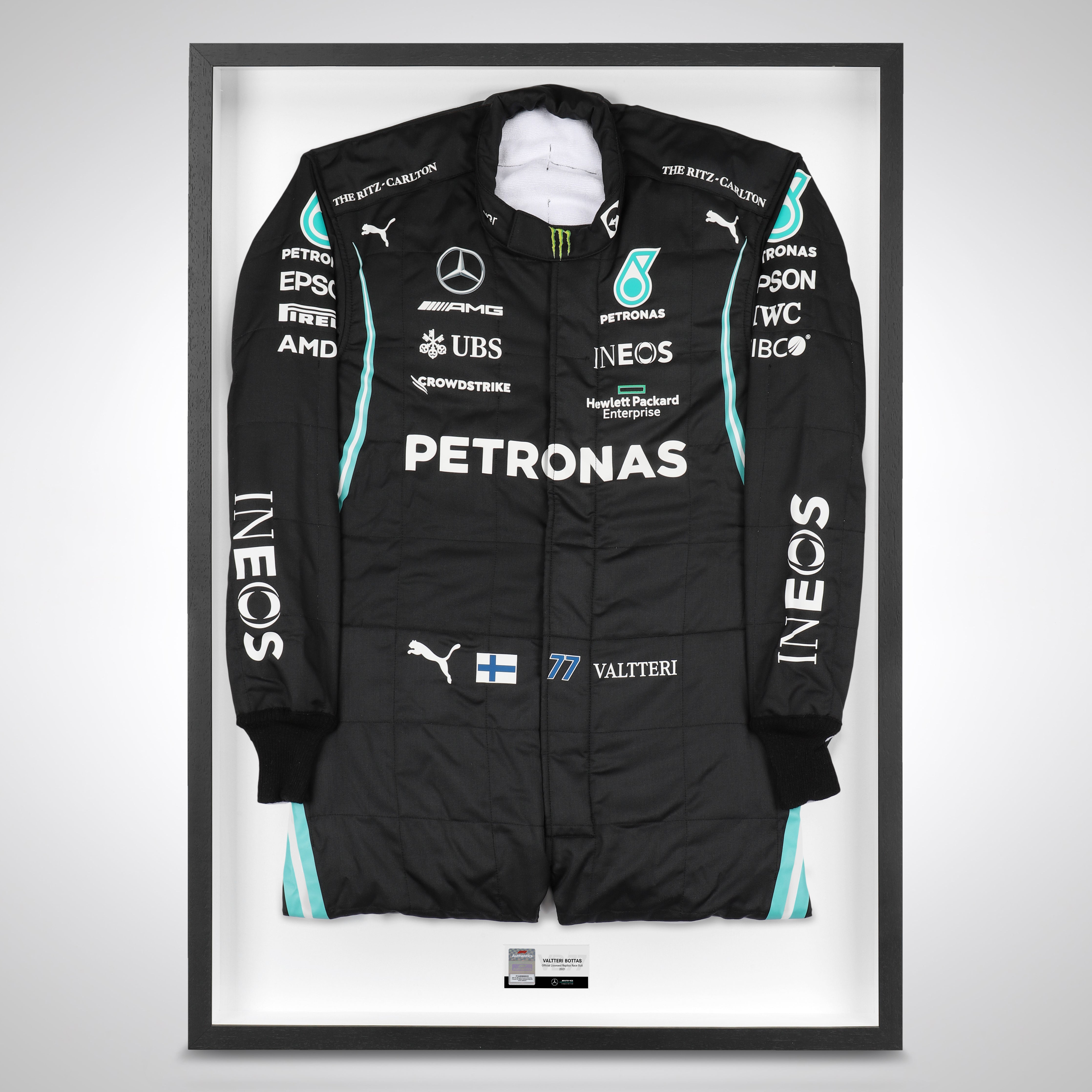 Valtteri Bottas 2021 Replica Mercedes-AMG Petronas F1 Team Race Suit