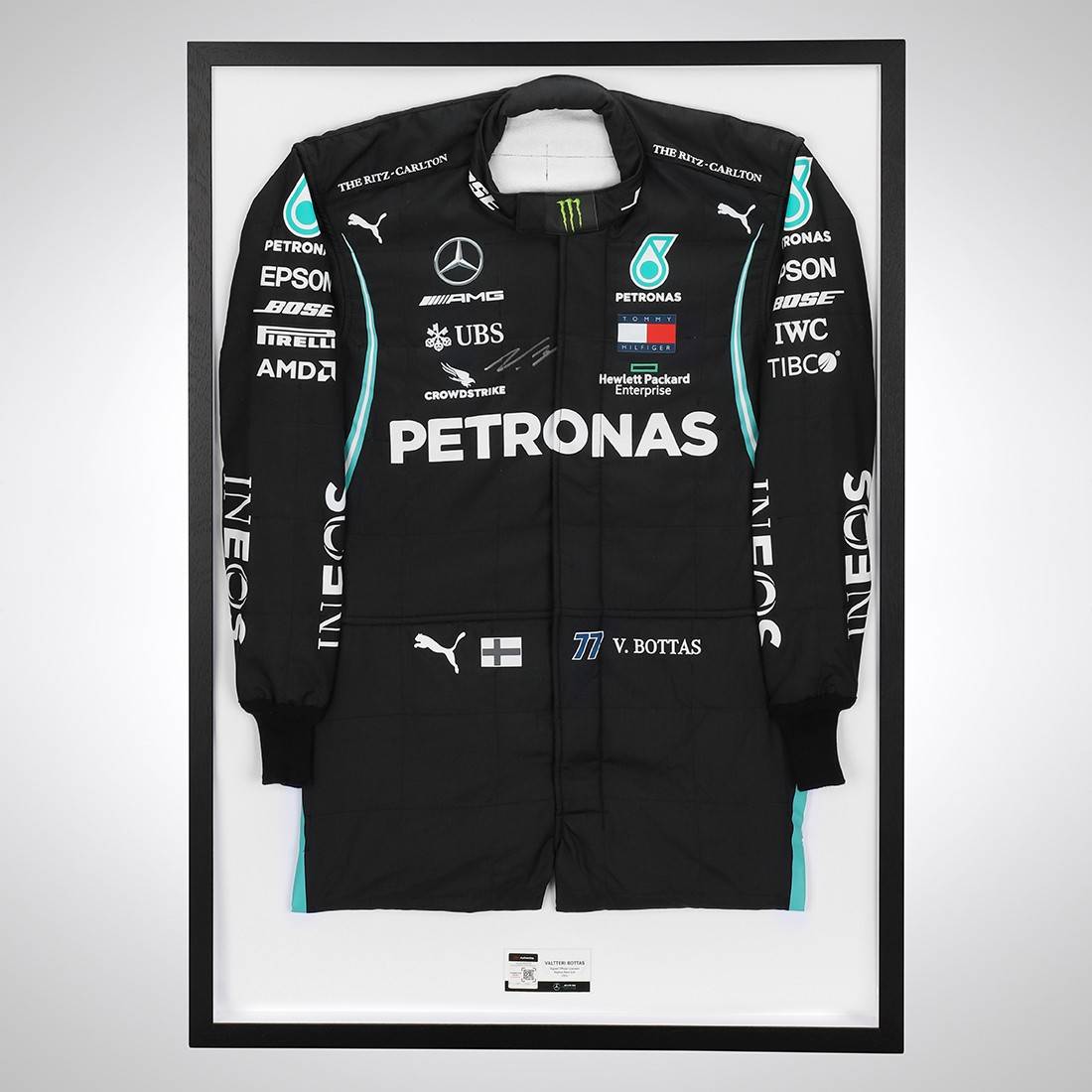 Valtteri Bottas 2020 Signed Replica Mercedes-AMG Petronas F1 Team Race Suit