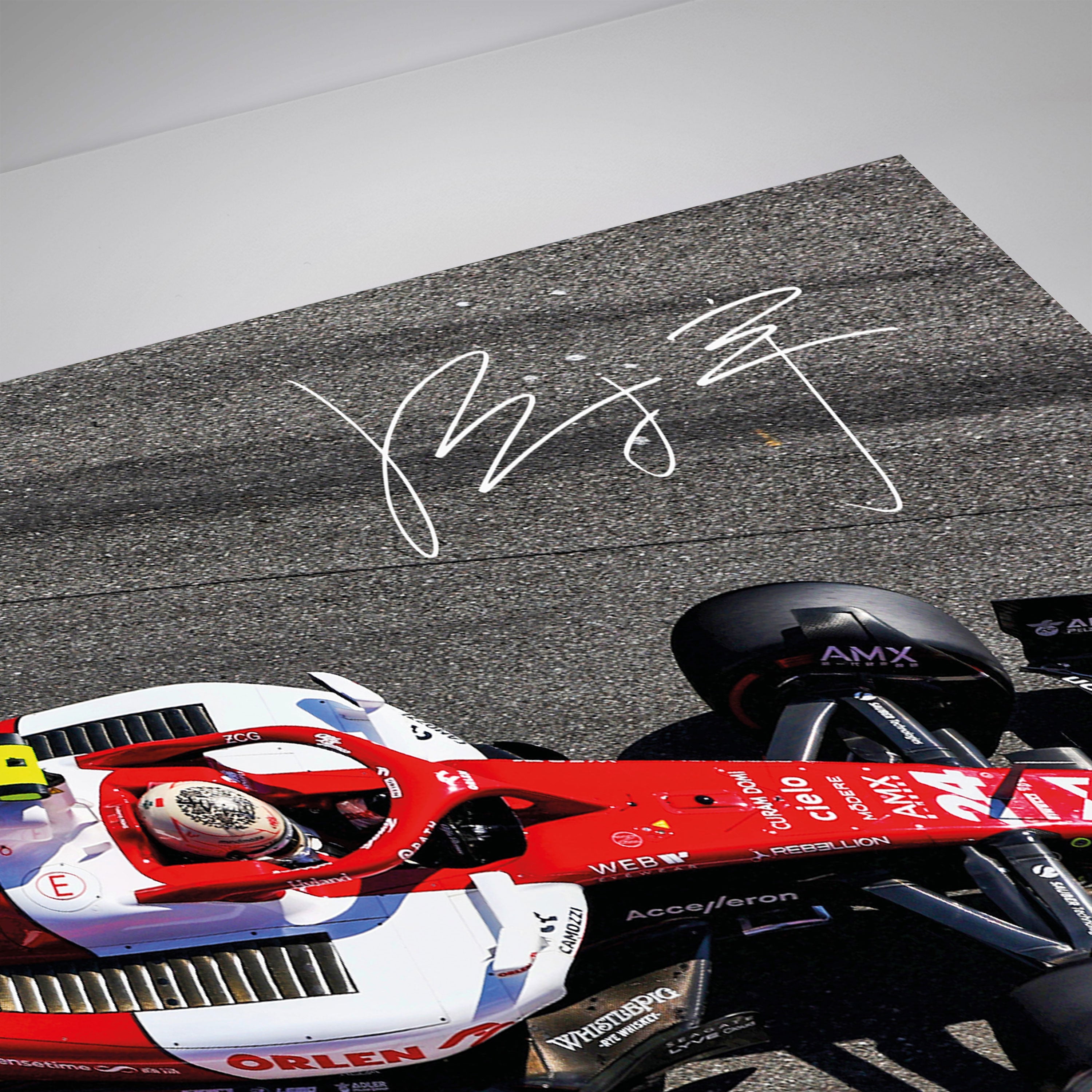 Zhou Guanyu 2022 Signed Photo – Italian GP