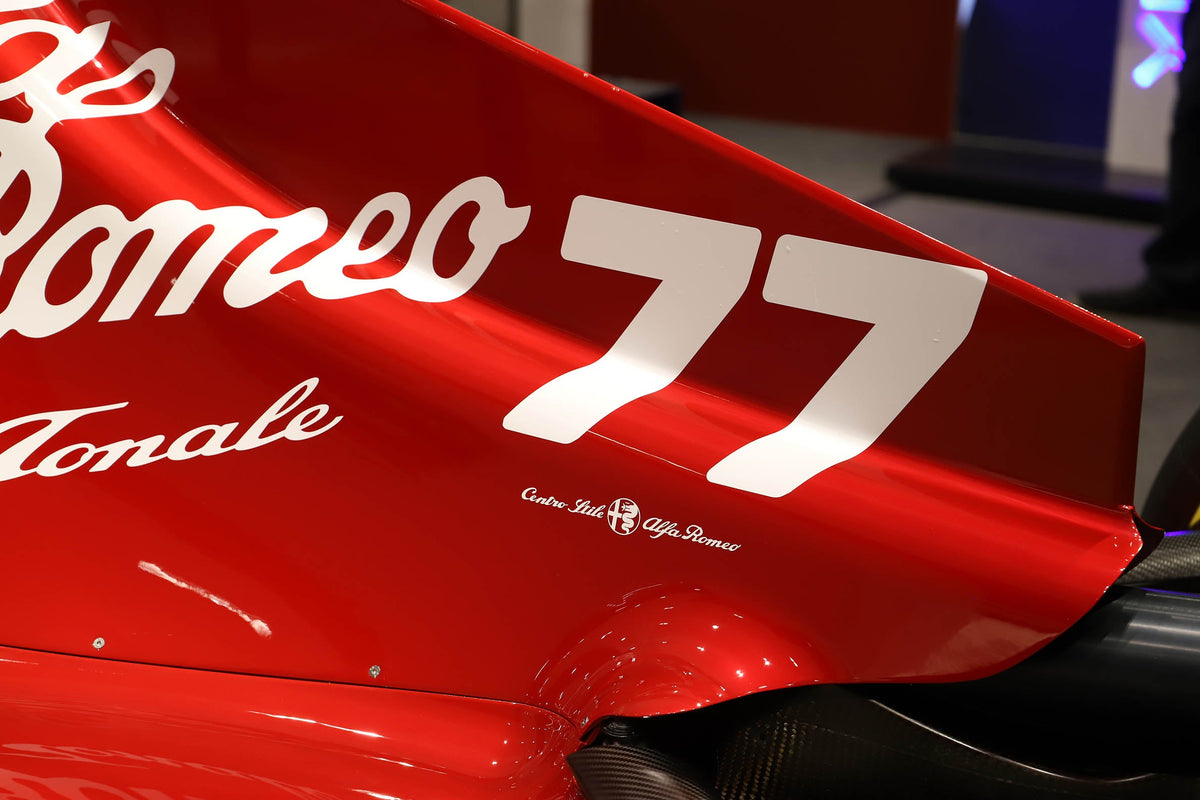 2022 Alfa Romeo C42 full-size Formula 1 show car, premium collector display piece inspired by the Alfa Romeo F1 Team challenger
